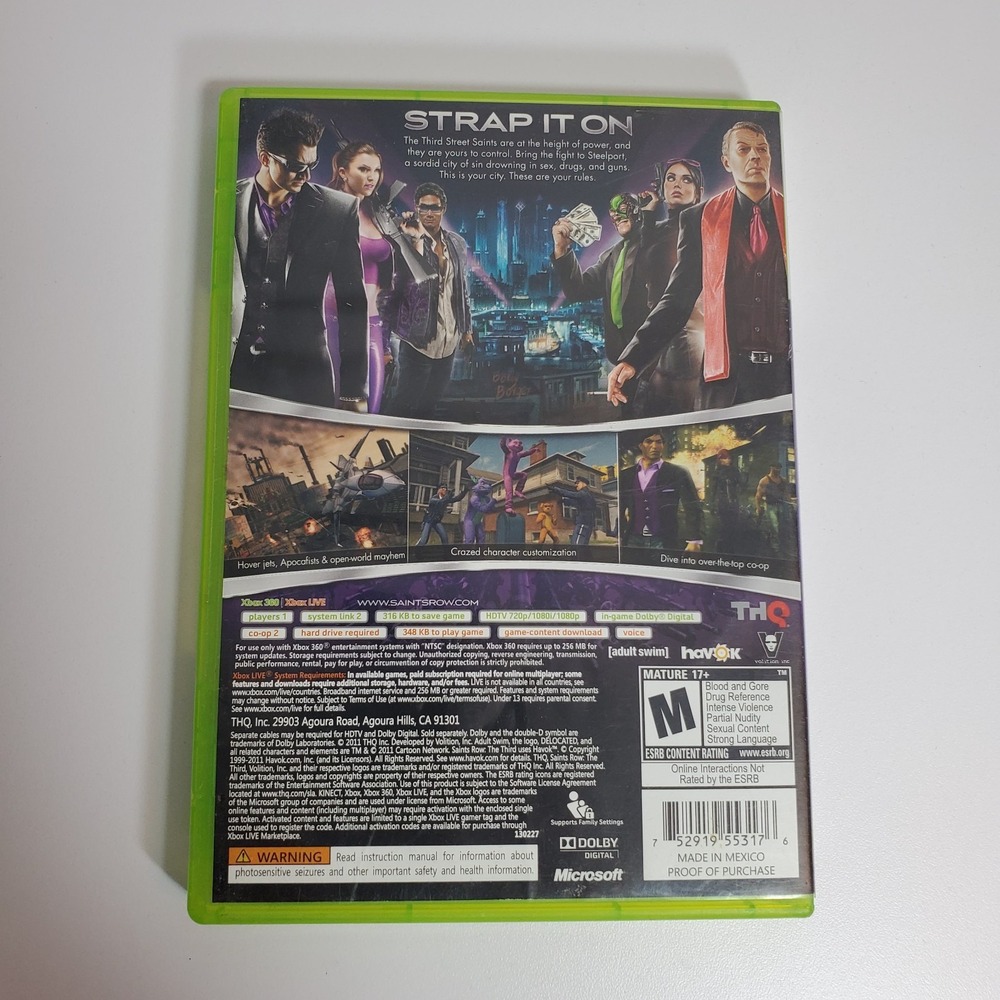 Saints Row: The Third - Microsoft Xbox 360 - Picture 2 of 4